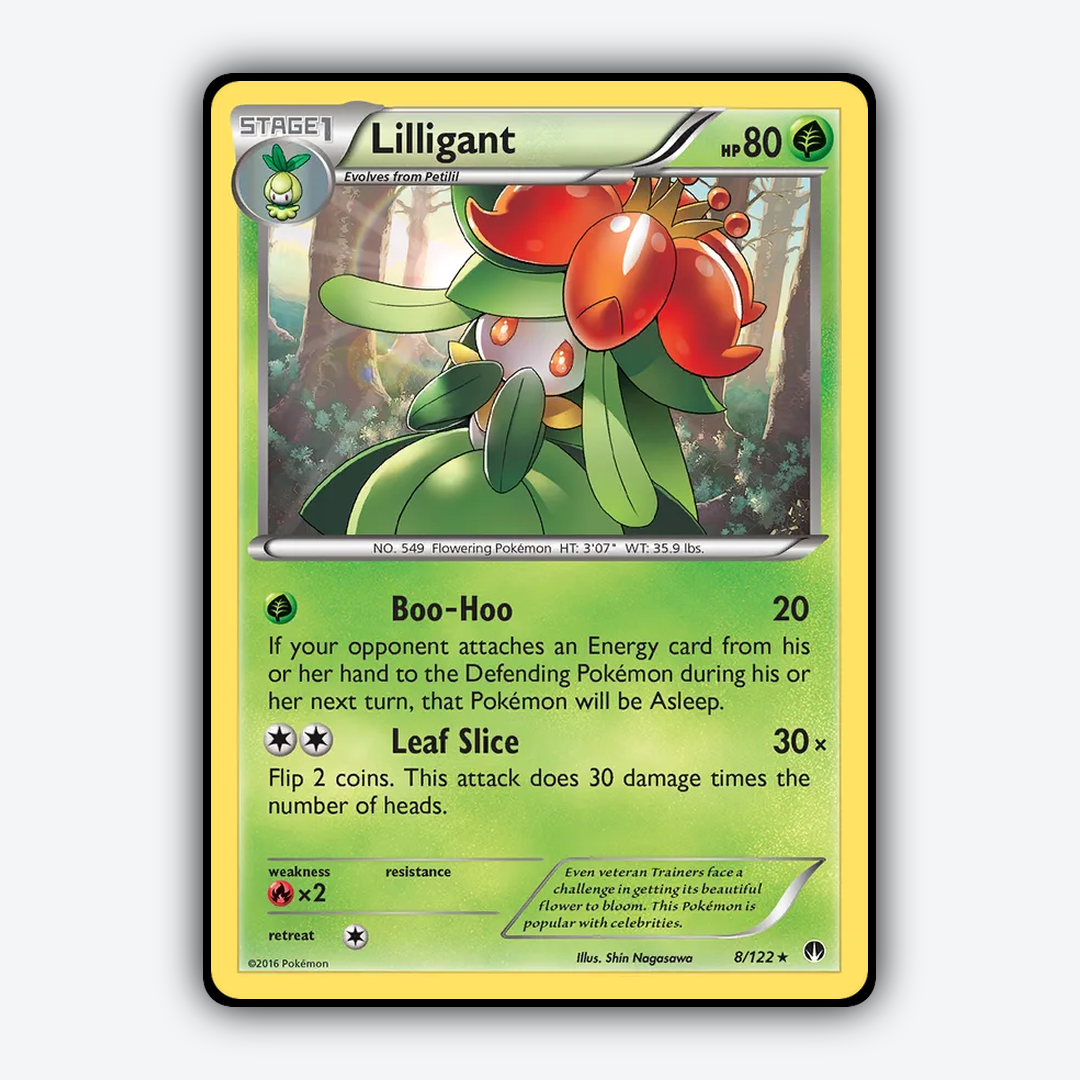 Lilligant 008/122 - BREAKpoint Set - Card Rug