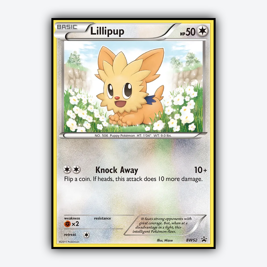 Lillipup #52 - BW Black Star Promos Set - Card Rug
