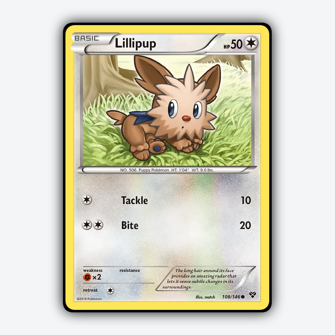 Lillipup 108/146 - XY Set - Card Rug