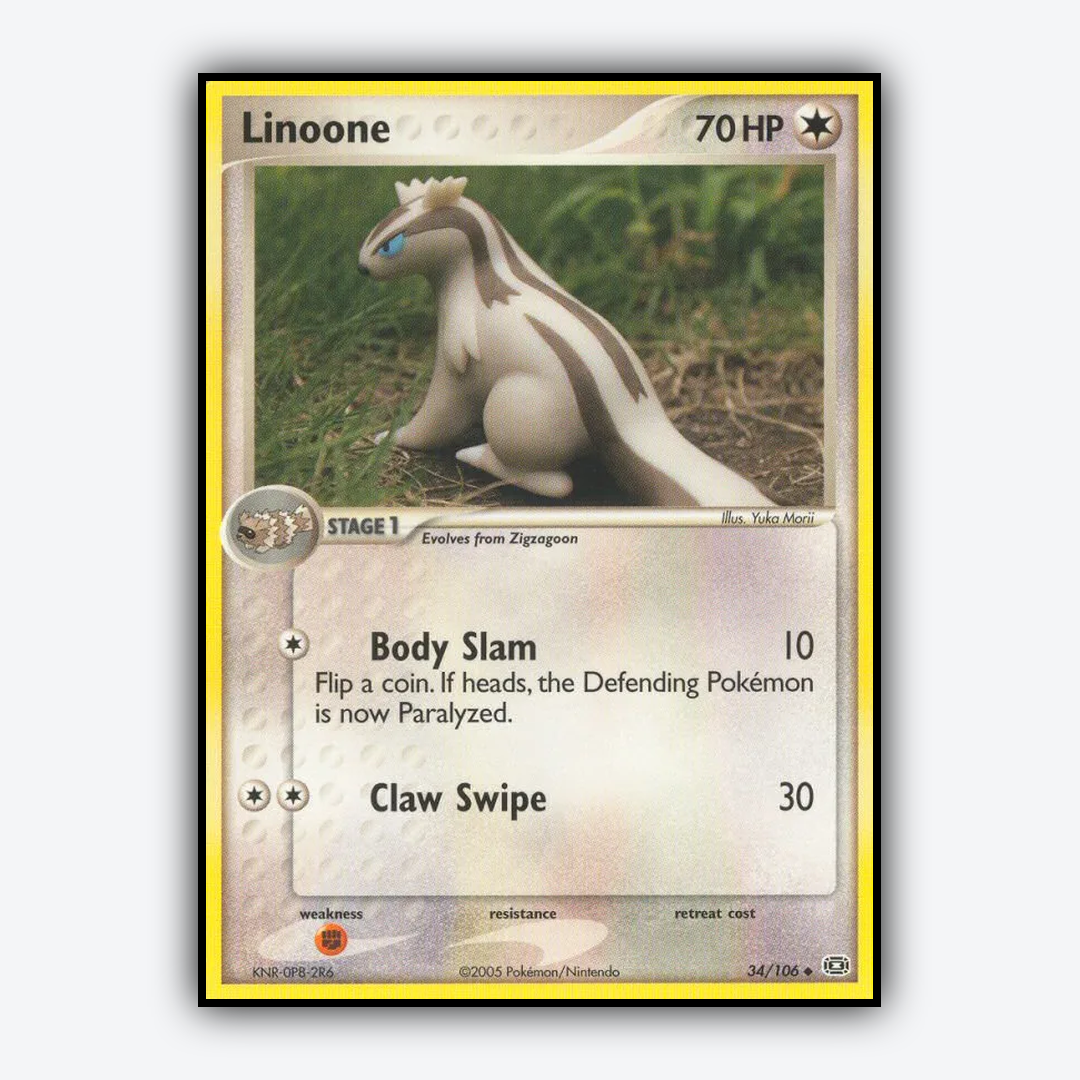 Linoone 034/106 - Emerald Set - Card Rug
