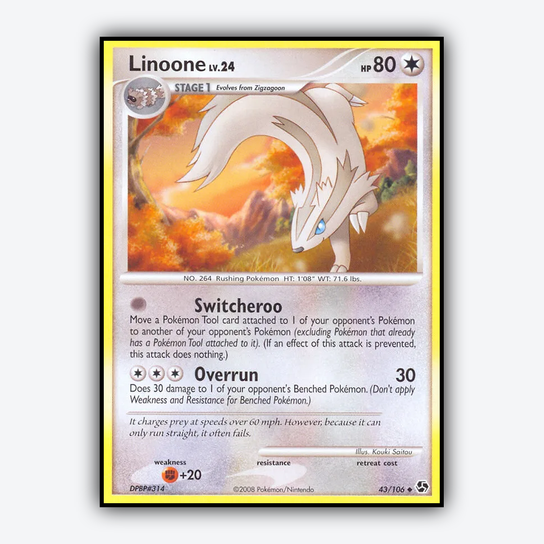 Linoone 043/106 - Great Encounters Set - Card Rug