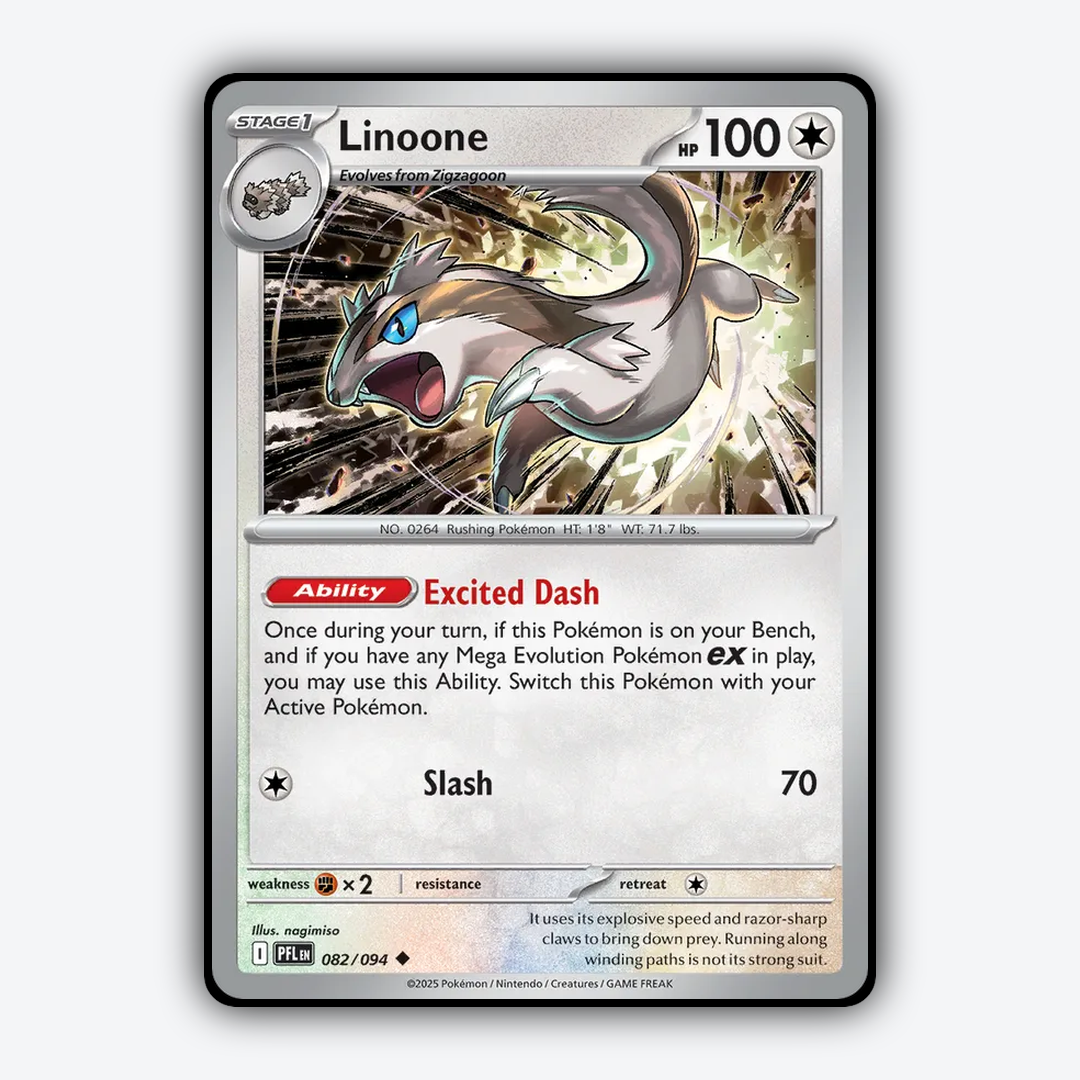 Linoone 082/094 - Phantasmal Flames Set - Card Rug