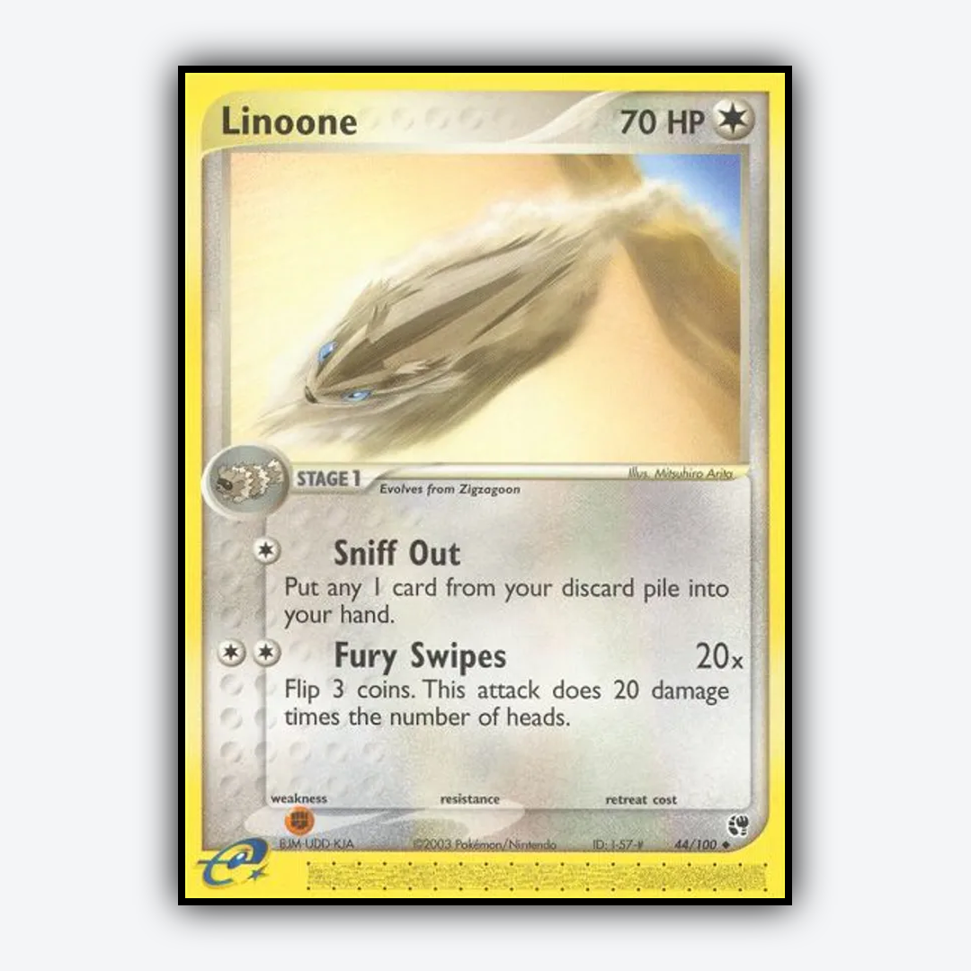 Linoone 044/100 - Sandstorm Set - Card Rug