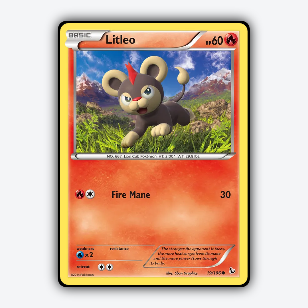 Litleo 019/106 - Flashfire Set - Card Rug