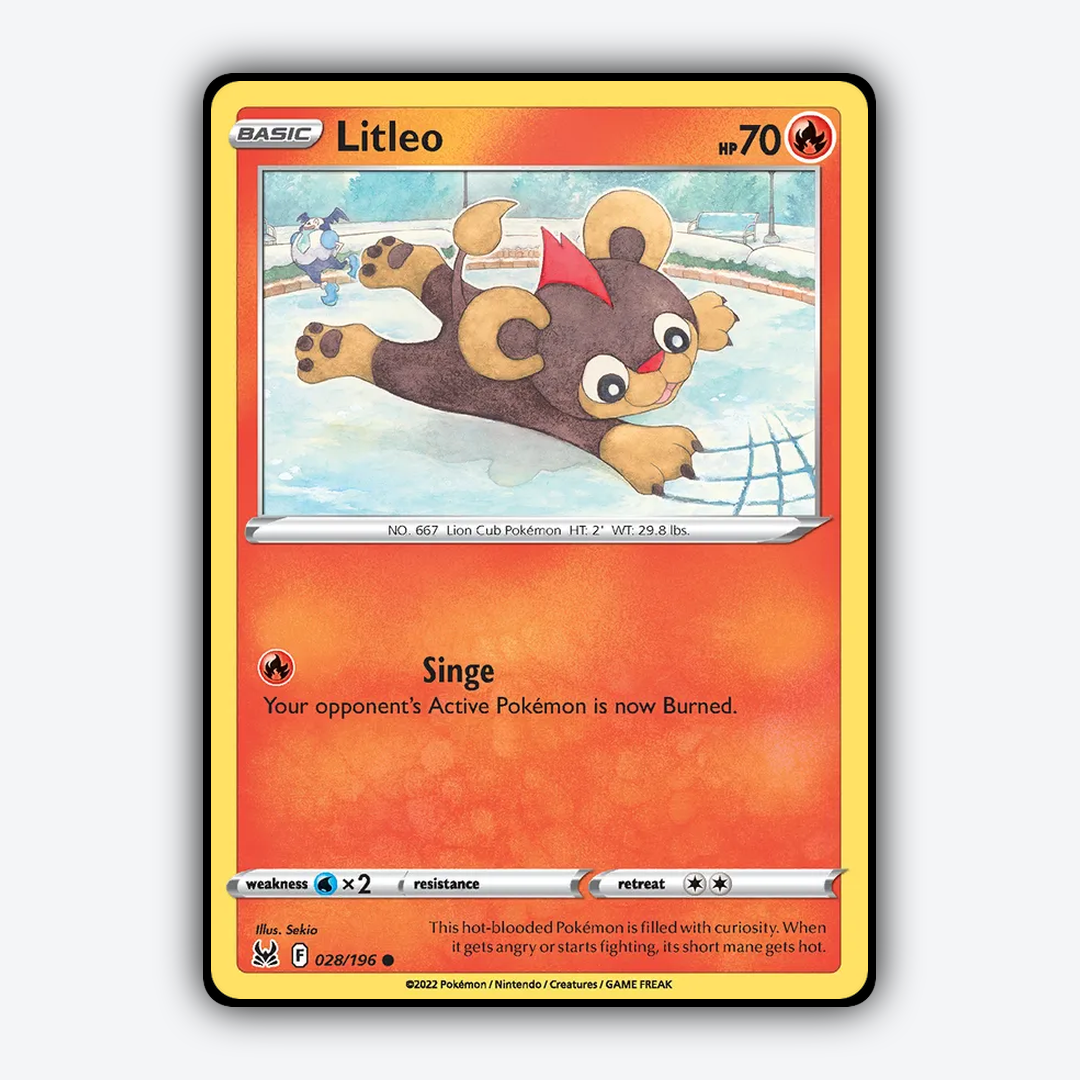 Litleo 028/196 - Lost Origin Set - Card Rug