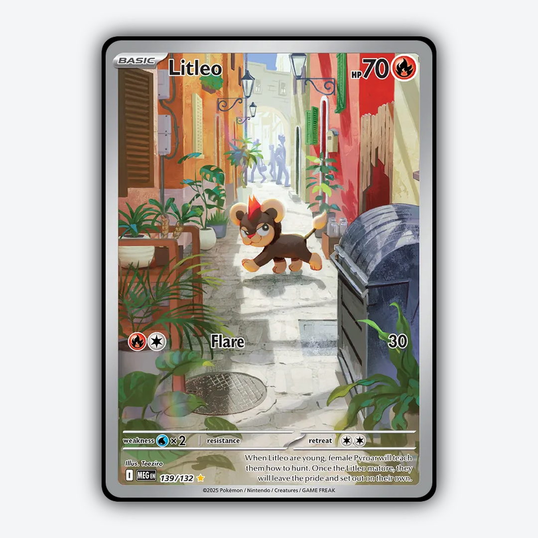 Litleo #139 - Mega Evolution Set - Card Rug