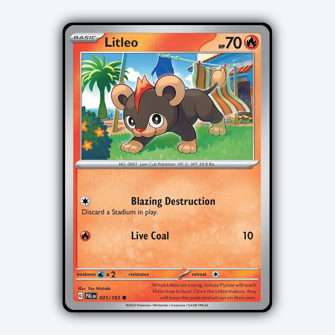 Litleo 031/193 - Paldea Evolved Set - Card Rug