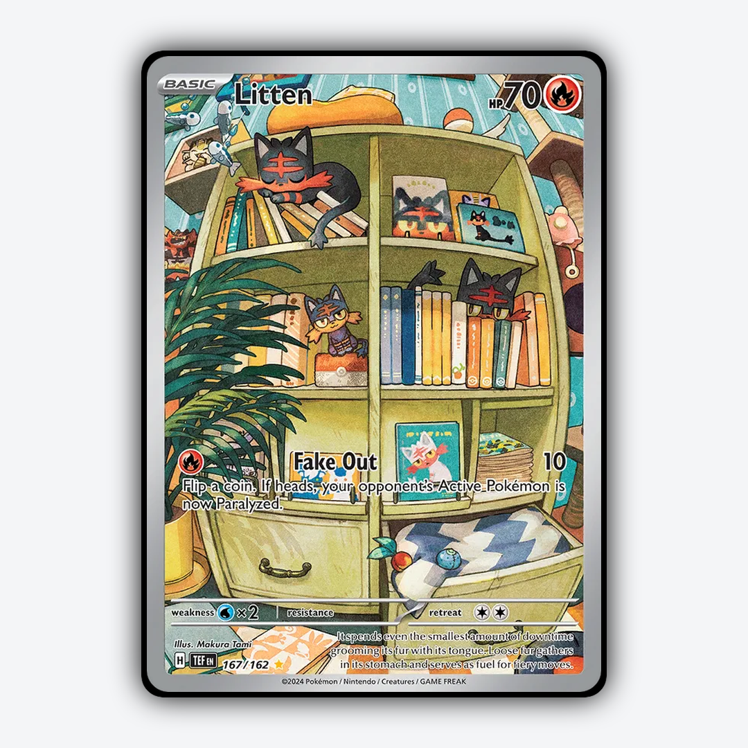Litten 167/162 - Temporal Forces Set - Card Rug