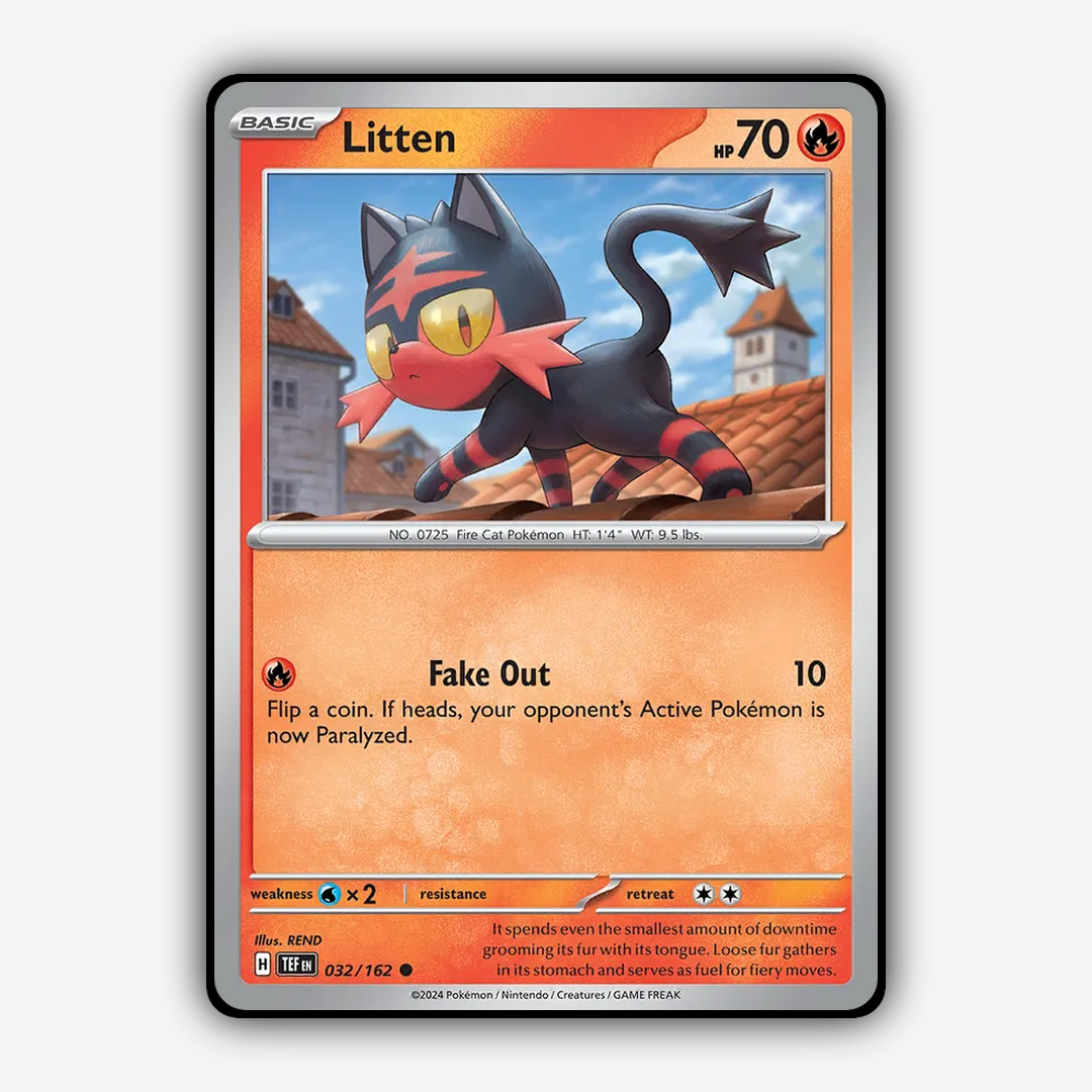 Litten 032/162 - Temporal Forces Set - Card Rug