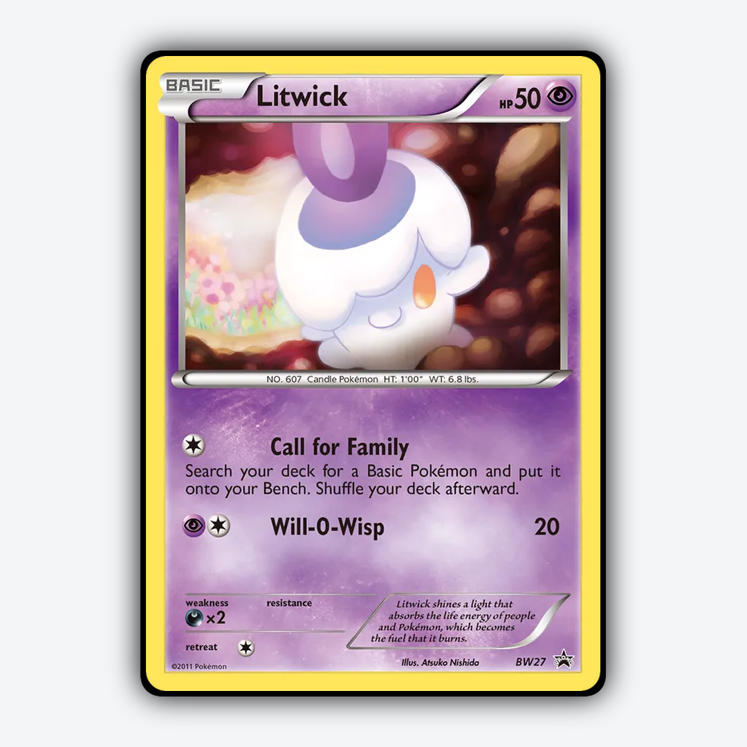 Litwick #27 - BW Black Star Promos Set - Card Rug
