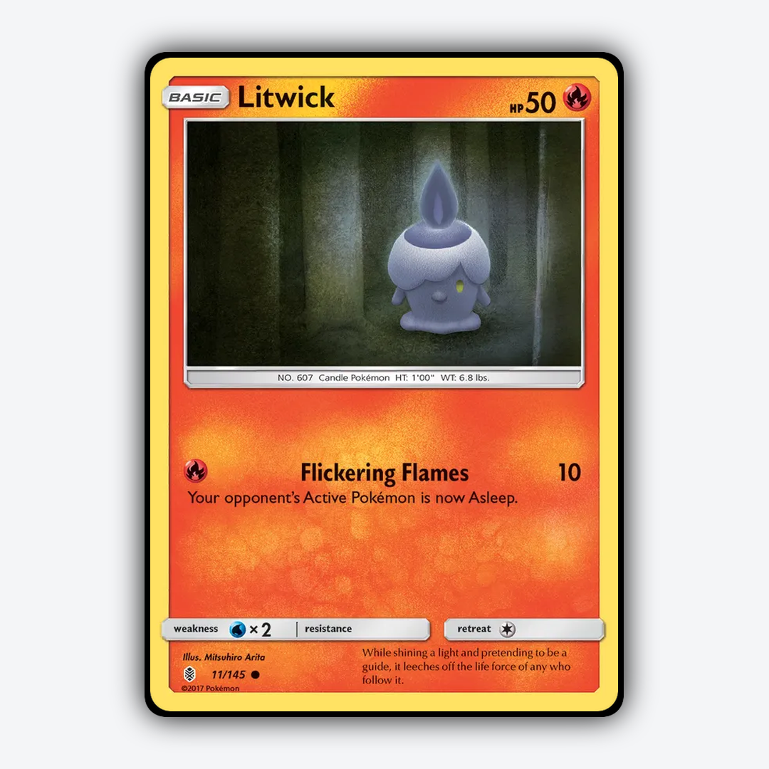 Litwick 011/145 - Guardians Rising Set - Card Rug