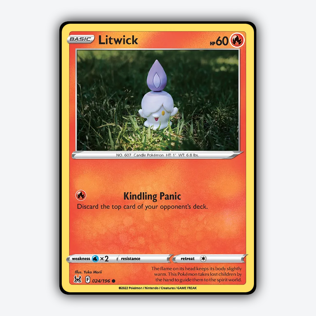 Litwick 024/196 - Lost Origin Set - Card Rug