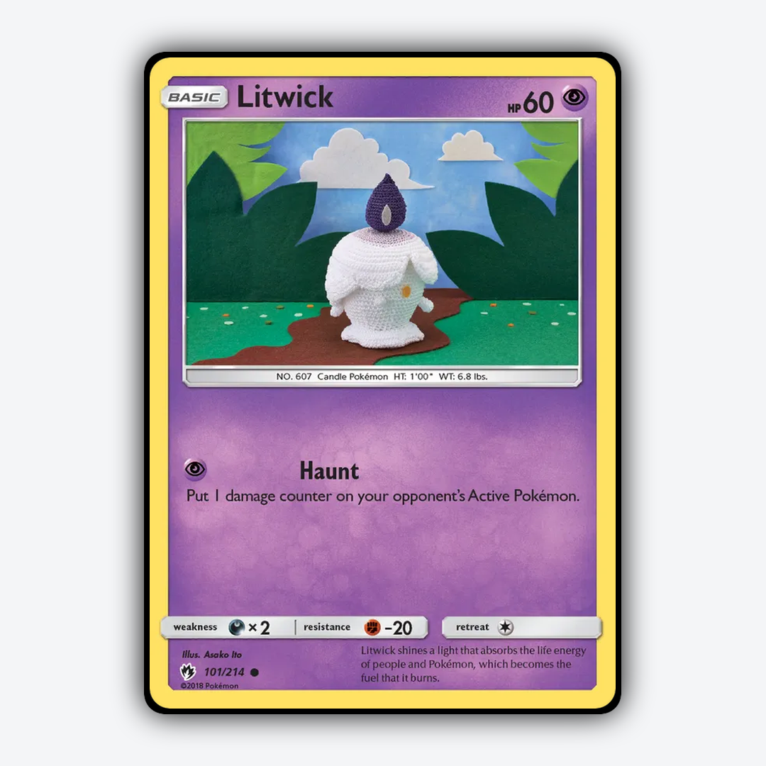 Litwick 101/214 - Lost Thunder Set - Card Rug