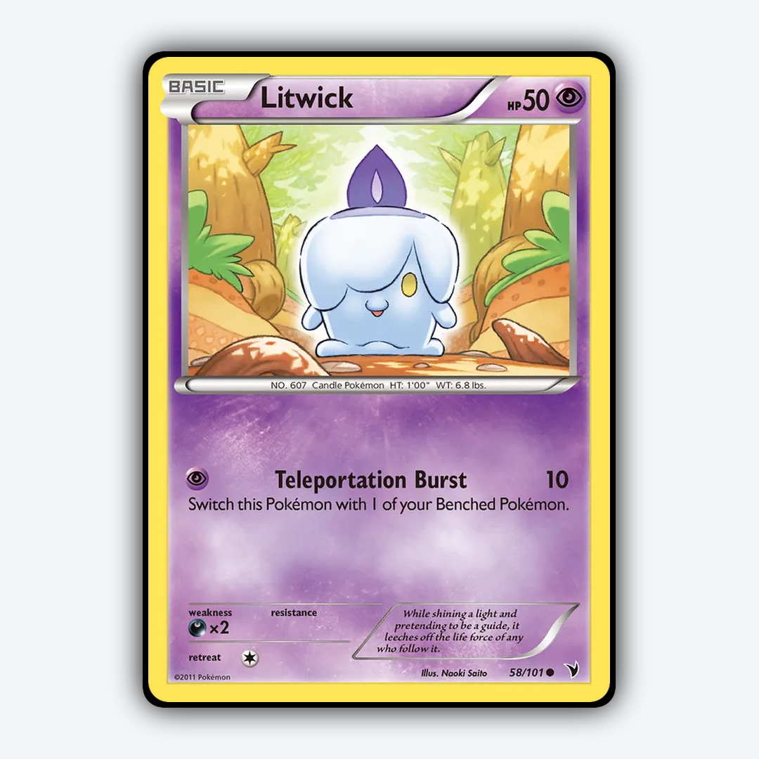 Litwick 058/101 - Noble Victories Set - Card Rug