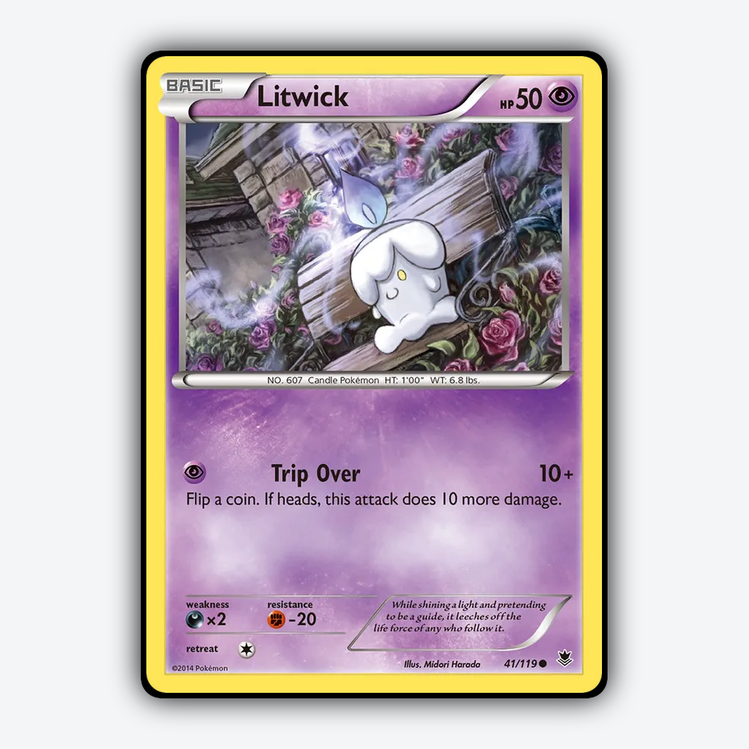 Litwick 041/119 - Phantom Forces Set - Card Rug