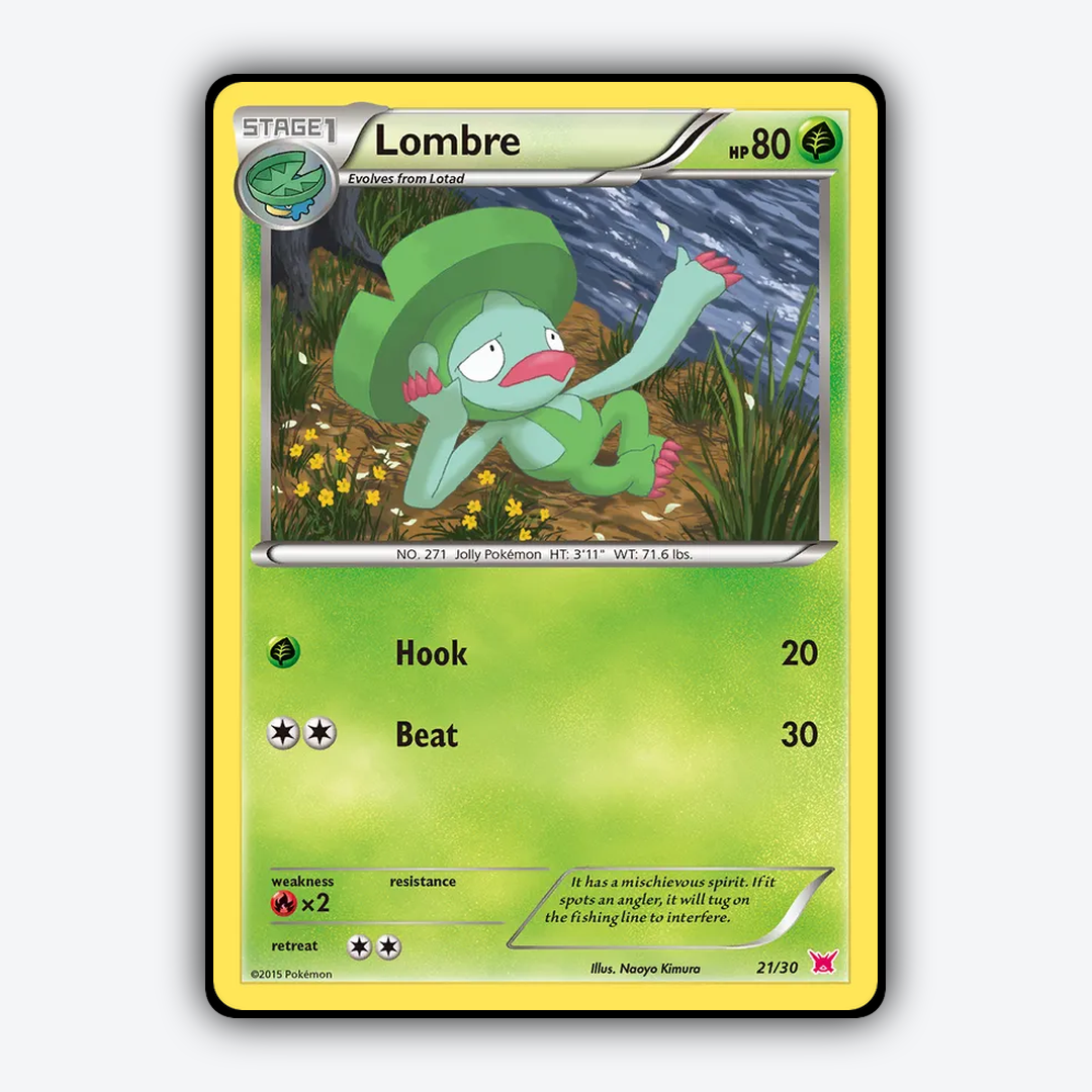 Lombre 021/30 - XY Trainer Kit Latias Set - Card Rug