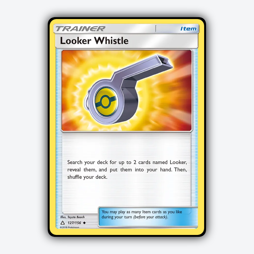 Looker Whistle 127/156 - Ultra Prism Set - Card Rug
