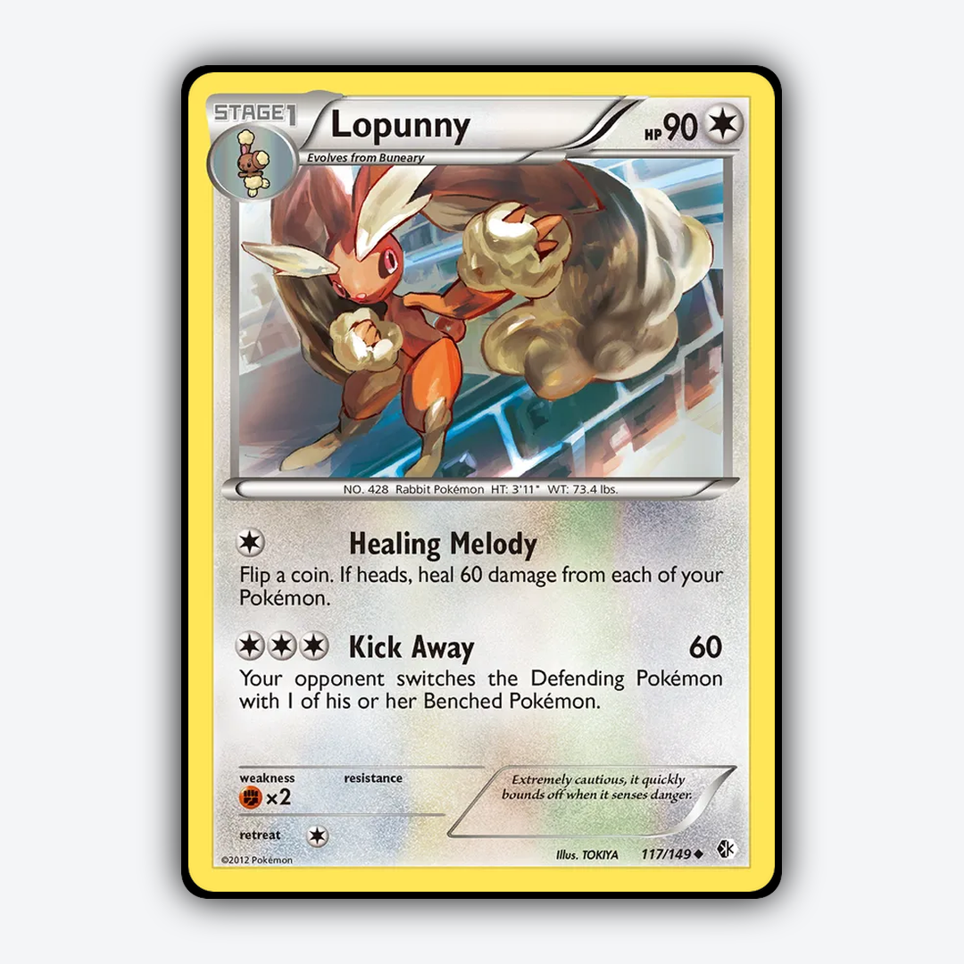 Lopunny 117/149 - Boundaries Crossed Set - Card Rug