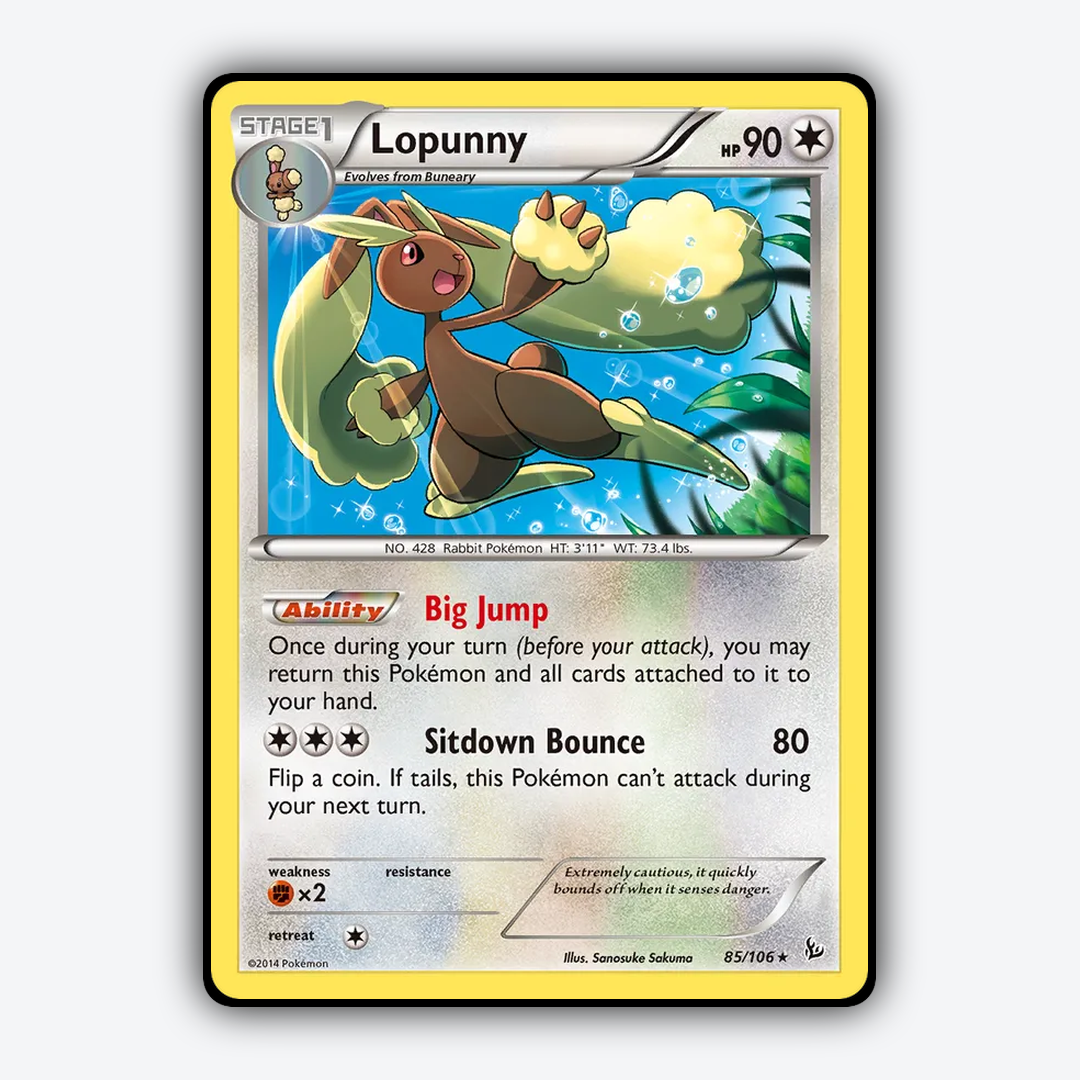 Lopunny 085/106 - Flashfire Set - Card Rug