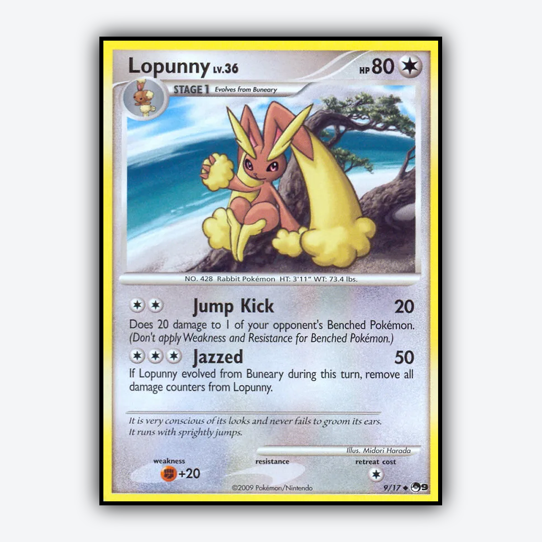 Lopunny 009/17 - POP Series 9 Set - Card Rug