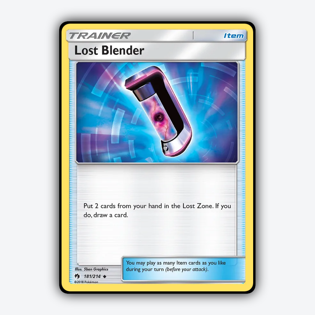 Lost Blender 181/214 - Lost Thunder Set - Card Rug