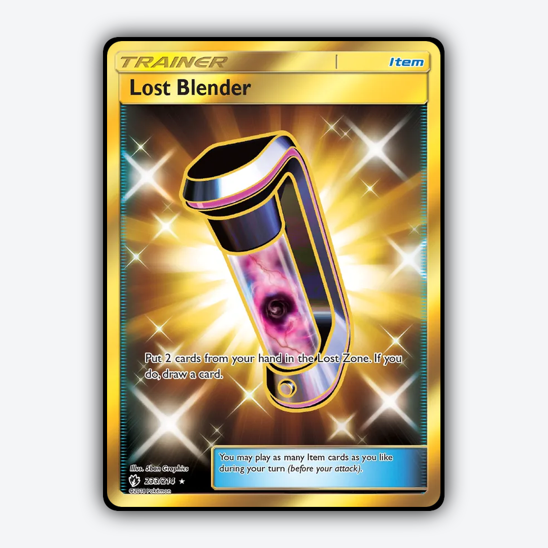 Lost Blender 233/214 - Lost Thunder Set - Card Rug