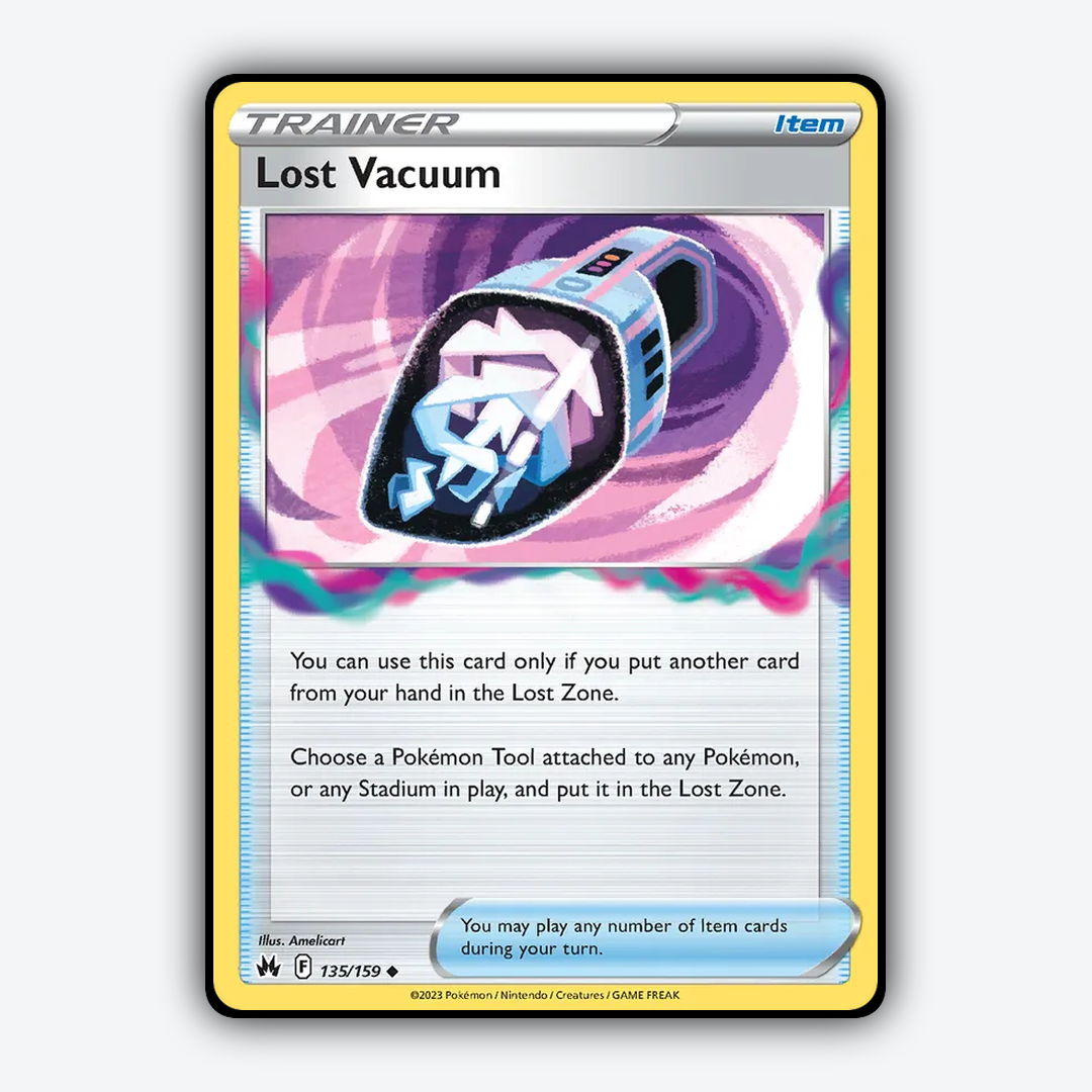 Lost Vacuum 135/159 - Crown Zenith Set - Card Rug