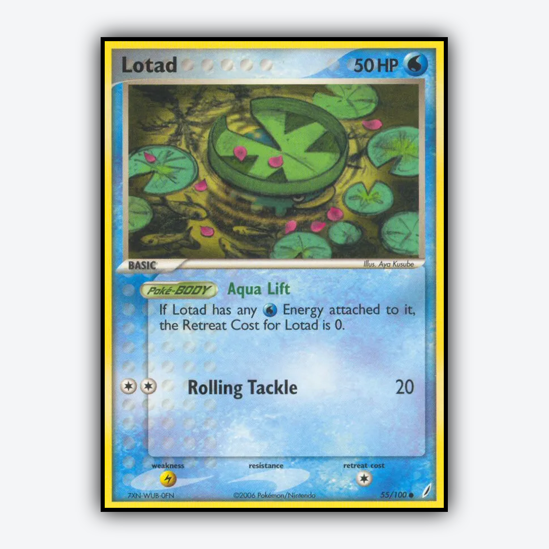 Lotad 055/100 - Crystal Guardians Set - Card Rug