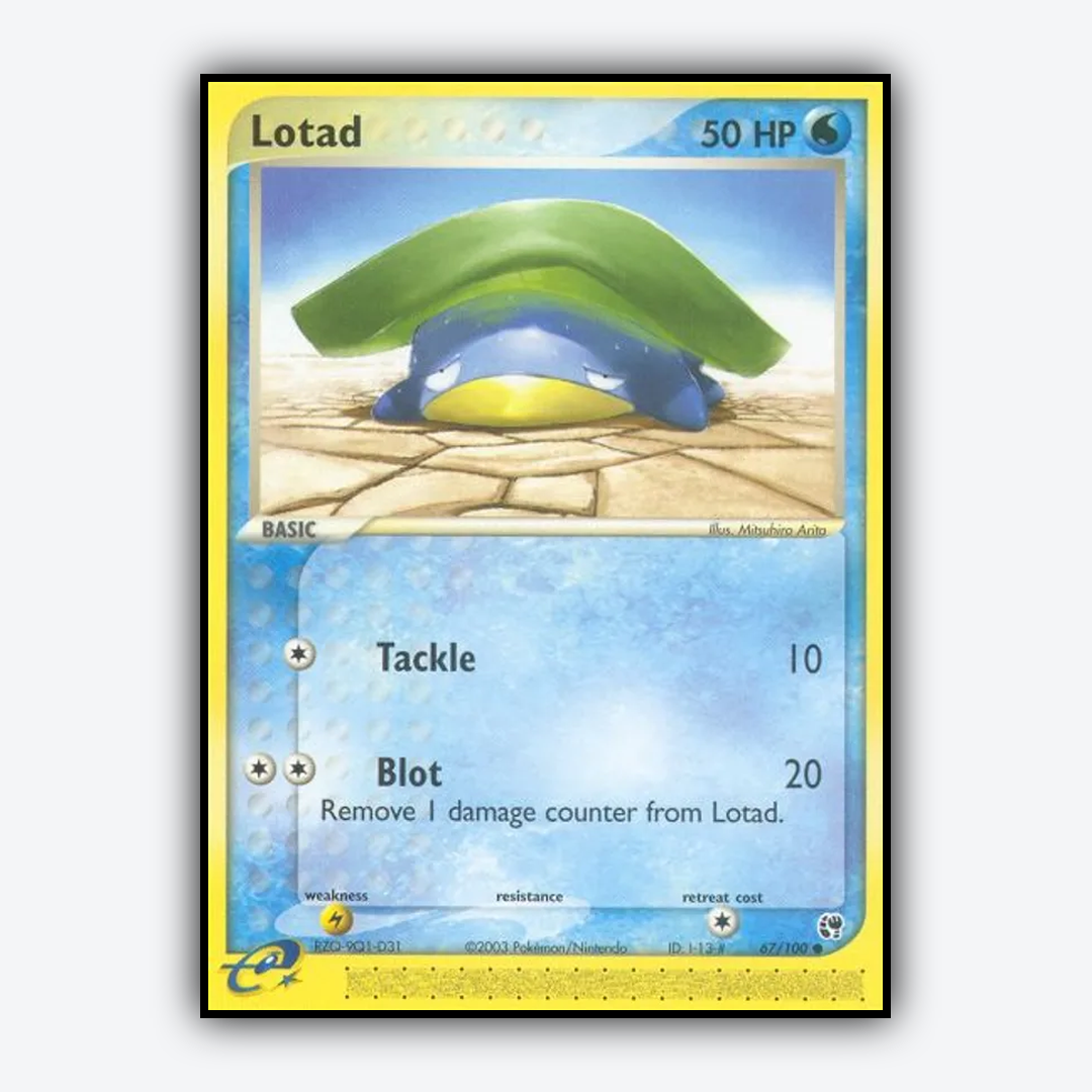 Lotad 067/100 - Sandstorm Set - Card Rug