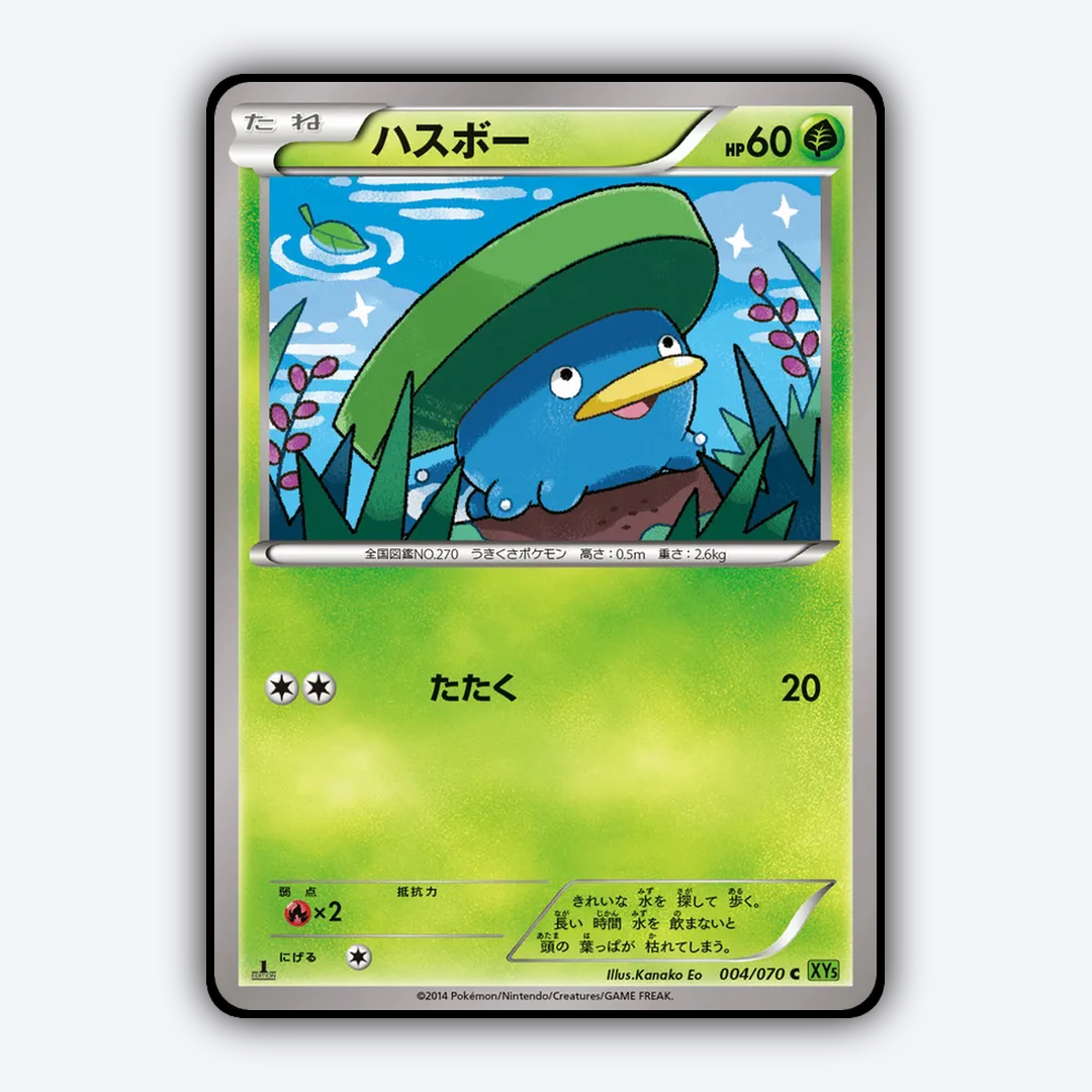 Lotad 004/070 - Tidal Storm Set - Card Rug (JP)