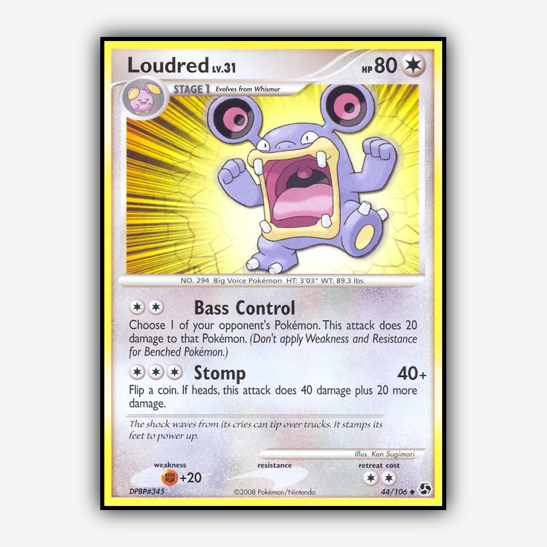 Loudred 044/106 - Great Encounters Set - Card Rug