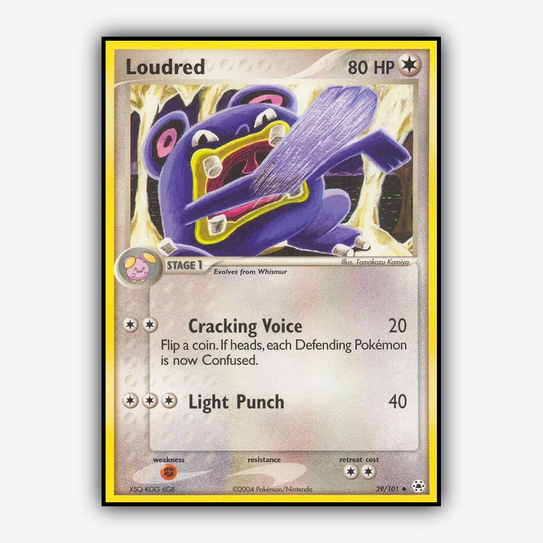 Loudred 039/101 - Hidden Legends Set - Card Rug