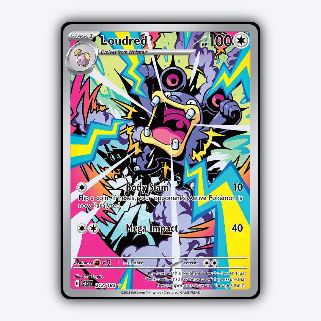 Loudred #212 - Paradox Rift Set - Card Rug