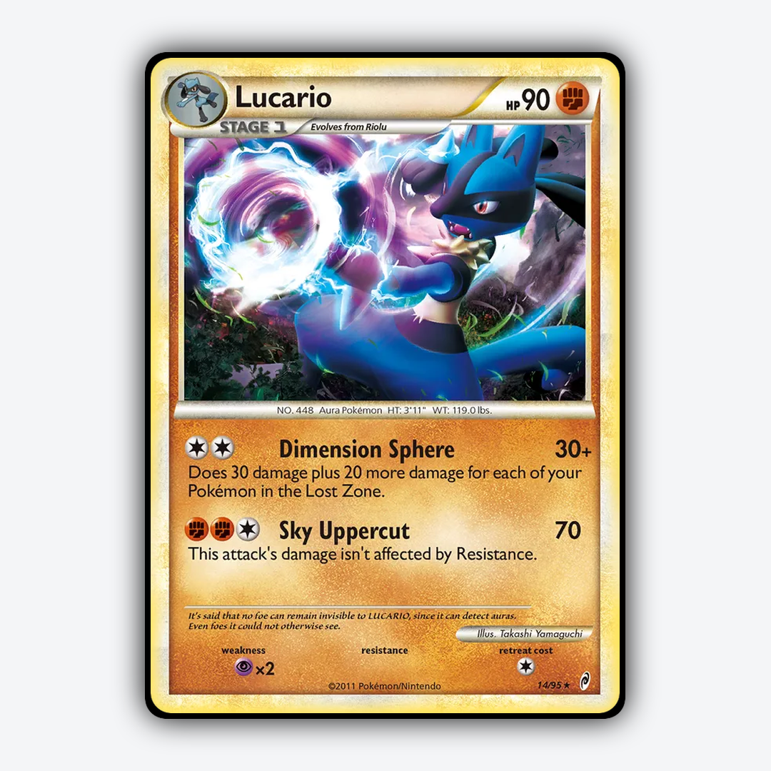 Lucario 014/95 - Call of Legends Set - Card Rug
