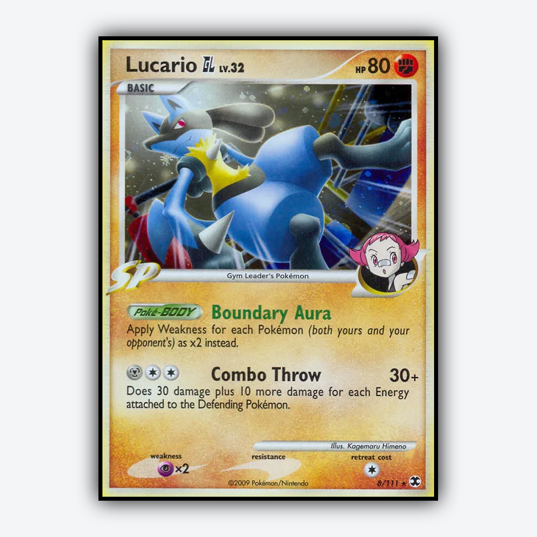 Lucario GL 008/111 - Rising Rivals Set - Card Rug