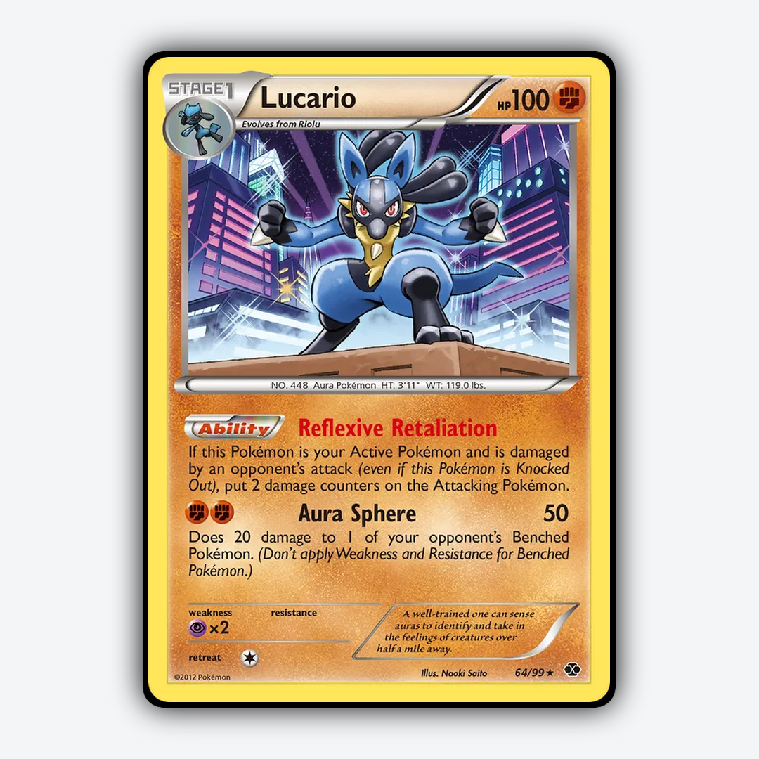 Lucario 064/99 - Next Destinies Set - Card Rug