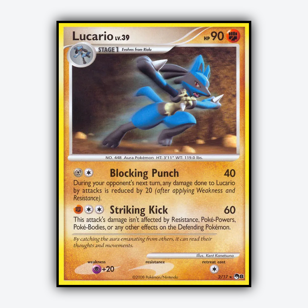 Lucario 002/17 - POP Series 8 Set - Card Rug