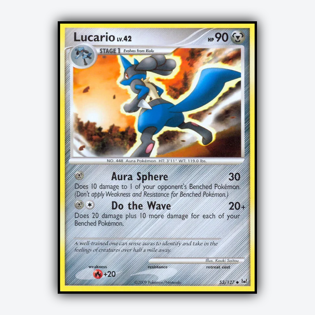 Lucario 053/127 - Platinum Set - Card Rug