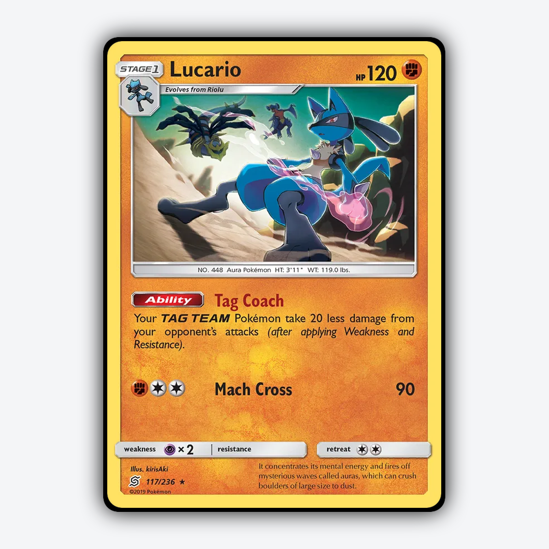 Lucario 117/236 - Unified Minds Set - Card Rug