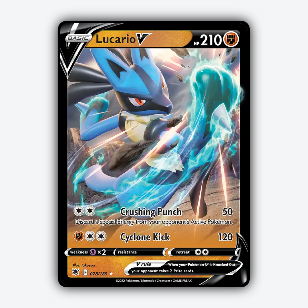 Lucario V 078/189 - Astral Radiance Set - Card Rug