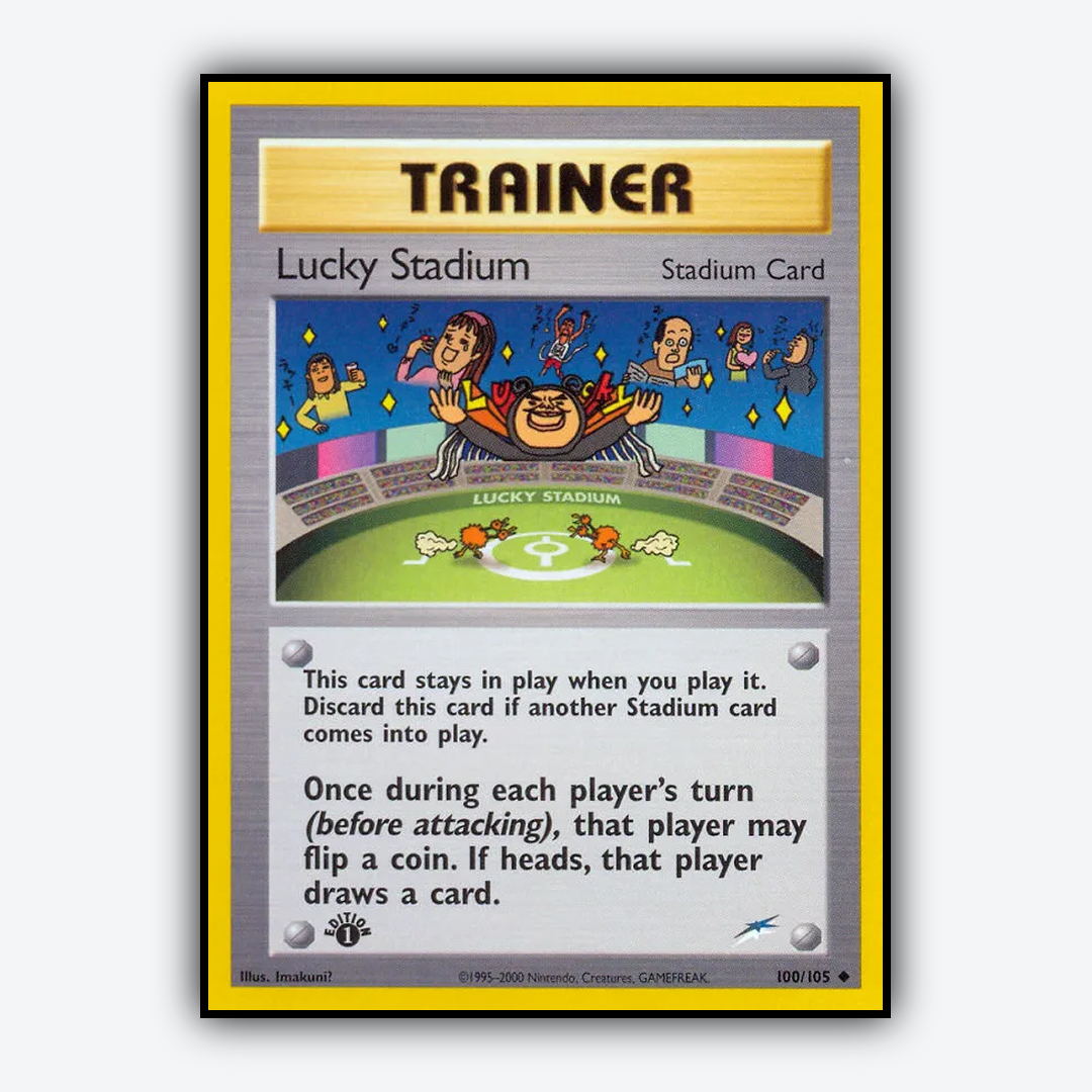 Lucky Stadium 100/105 - Neo Destiny Set - Card Rug