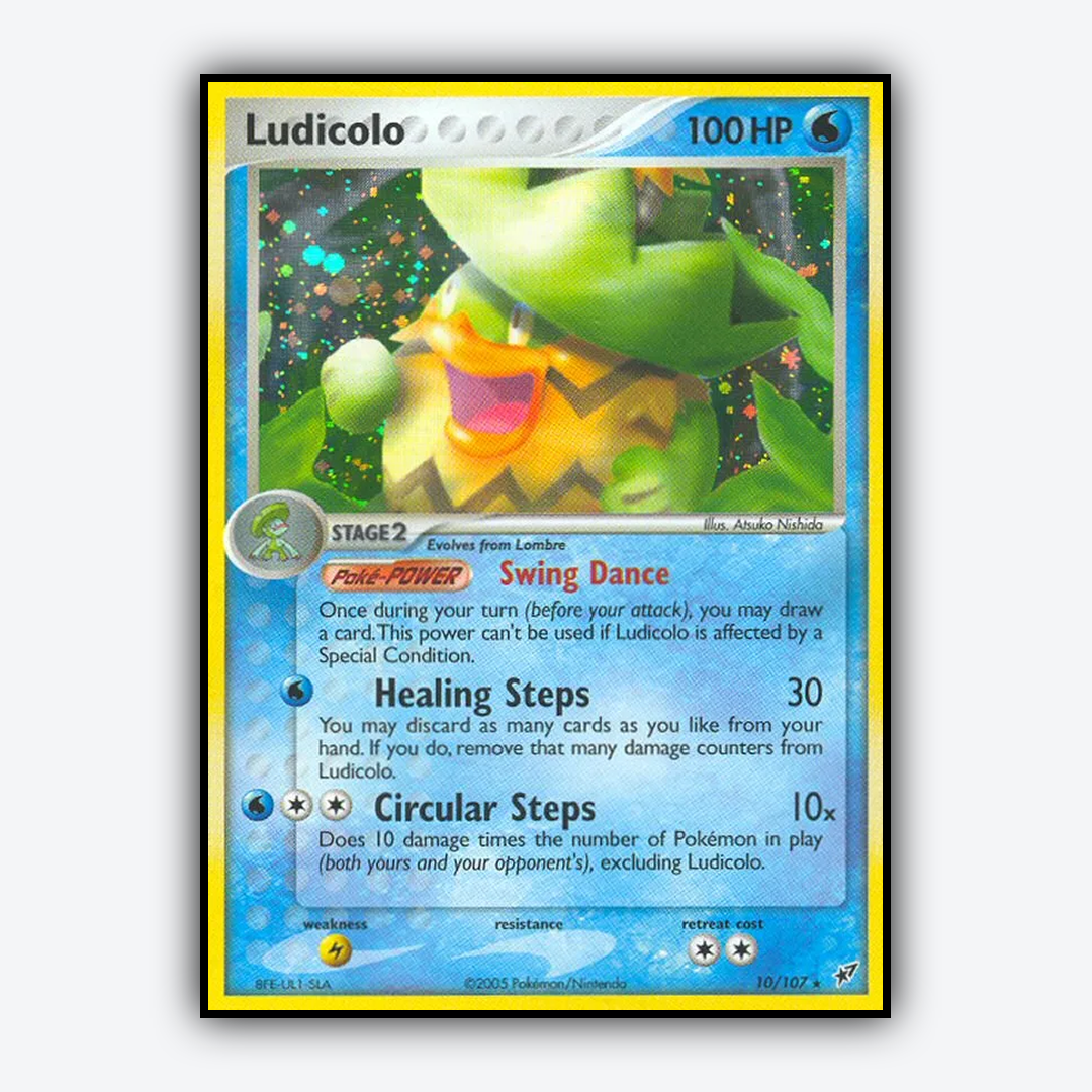Ludicolo 010/107 - Deoxys Set - Card Rug