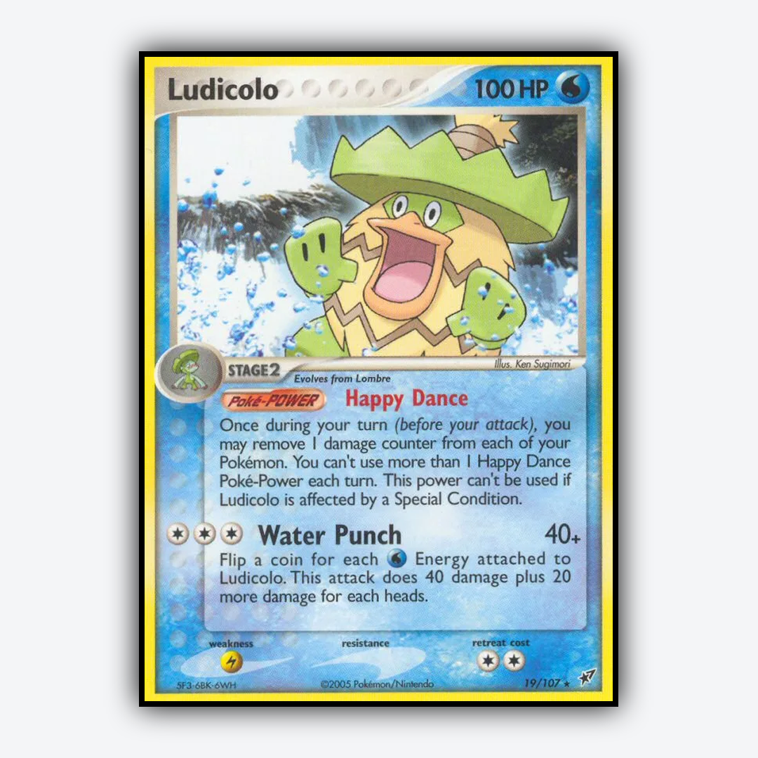 Ludicolo 019/107 - Deoxys Set - Card Rug