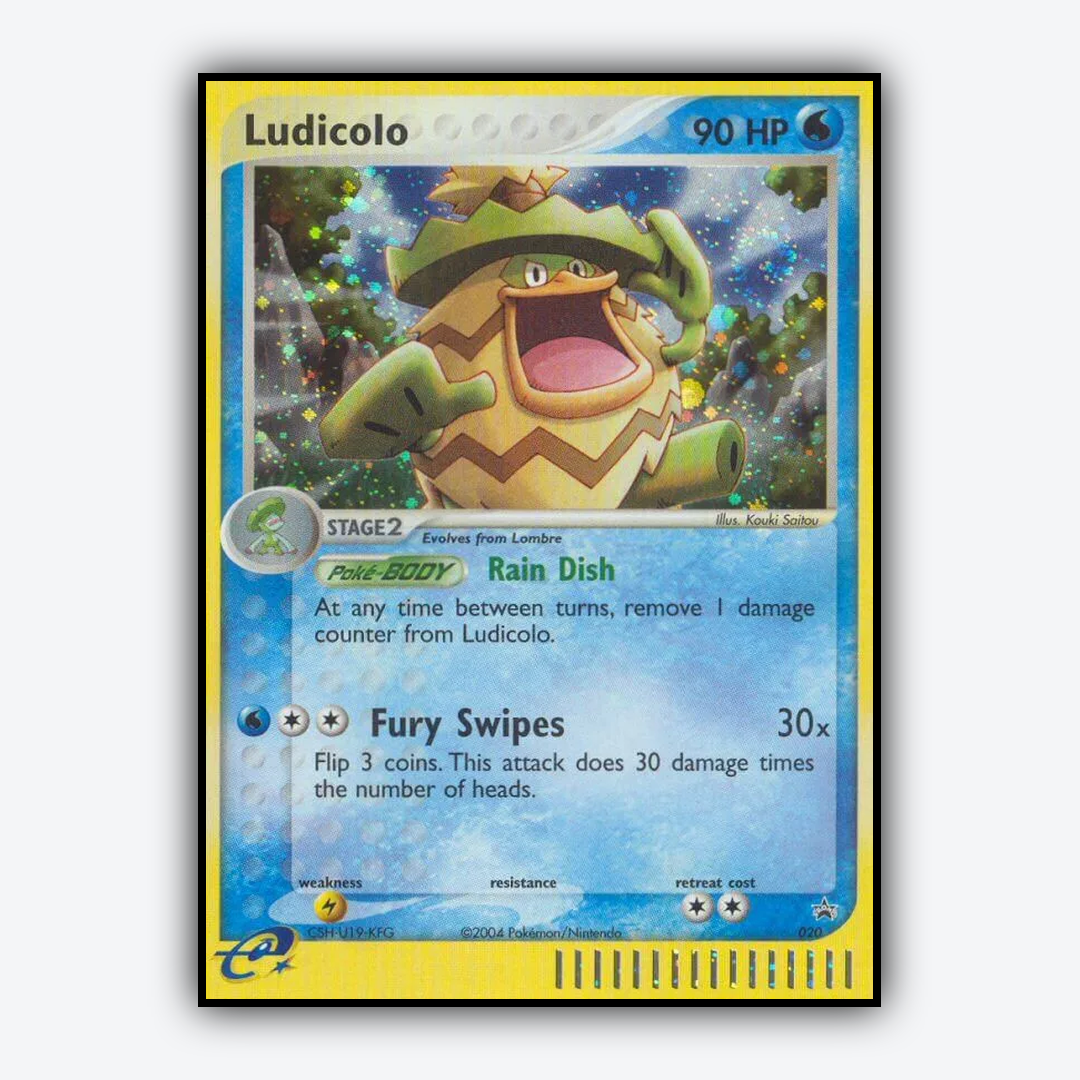 Ludicolo #20 - Nintendo Black Star Promos Set - Card Rug