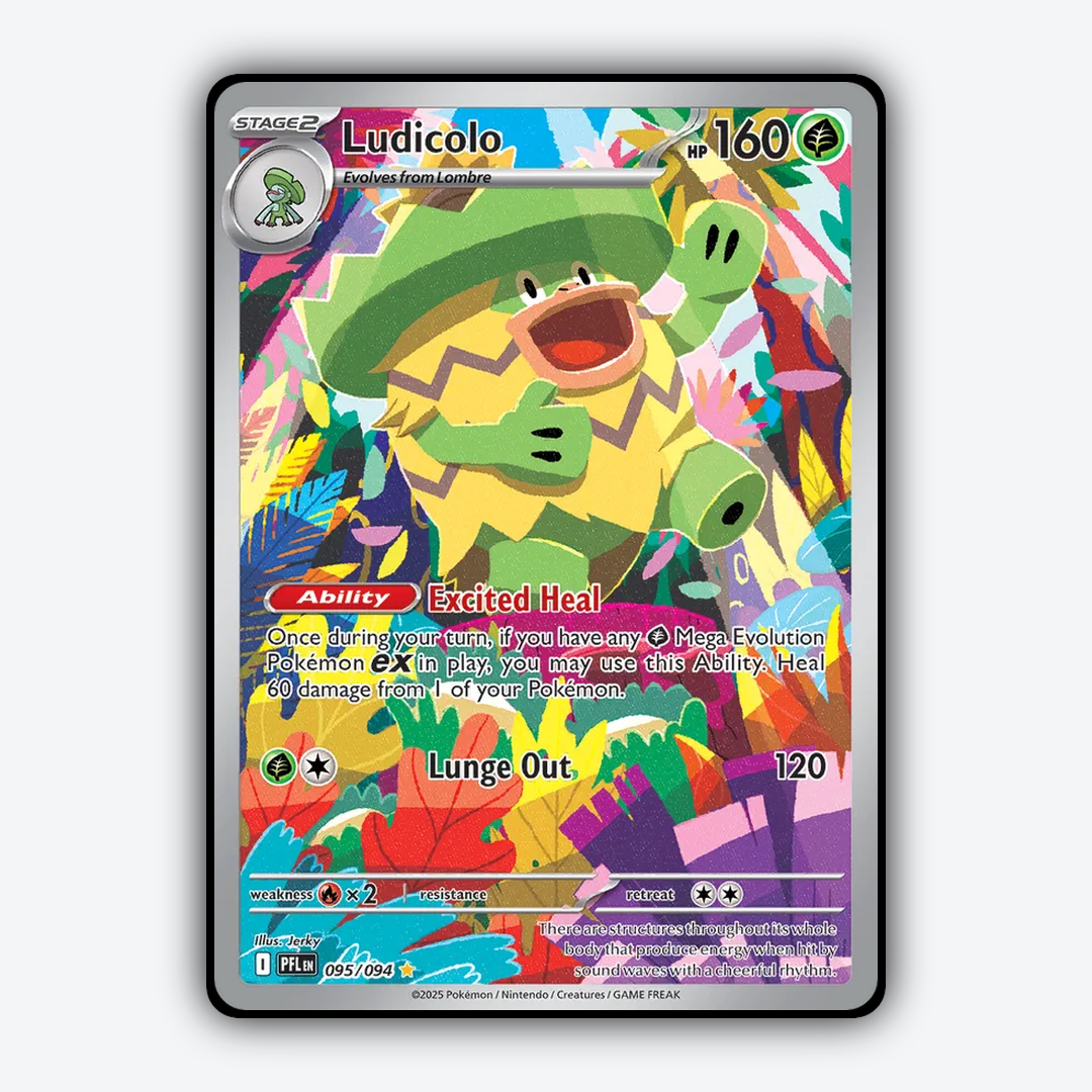 Ludicolo 095/094 - Phantasmal Flames Set - Card Rug