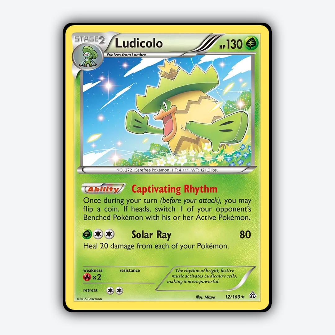 Ludicolo 012/160 - Primal Clash Set - Card Rug