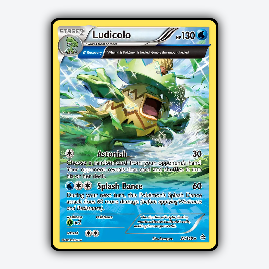 Ludicolo 037/160 - Primal Clash Set - Card Rug