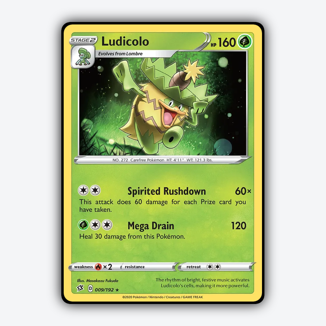 Ludicolo 009/192 - Rebel Clash Set - Card Rug