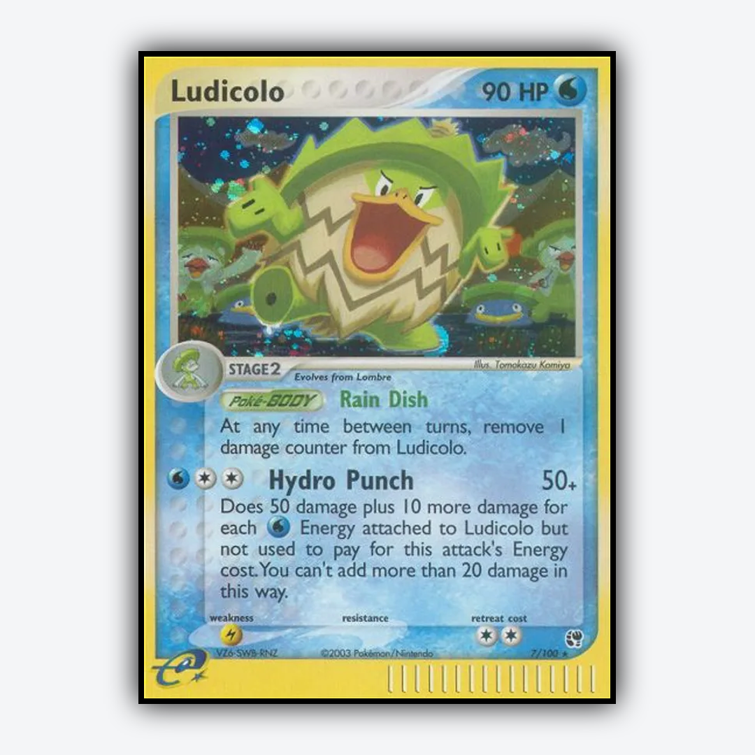 Ludicolo 007/100 - Sandstorm Set - Card Rug