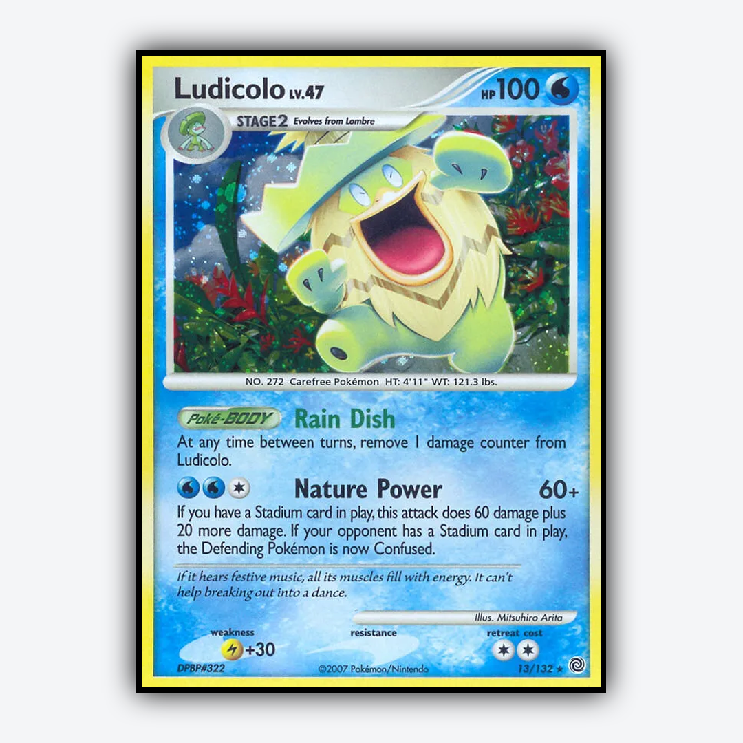 Ludicolo 013/132 - Secret Wonders Set - Card Rug
